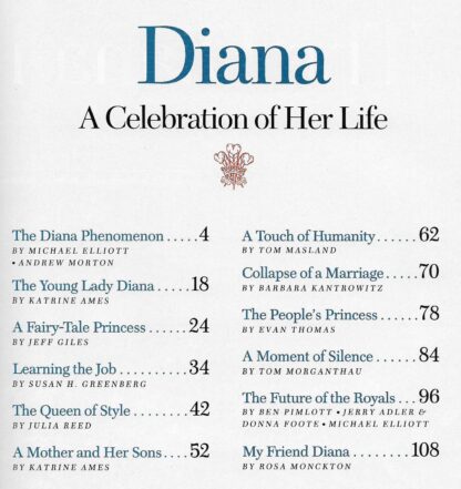 Diana - A Celebration of her Life - Newsweek
