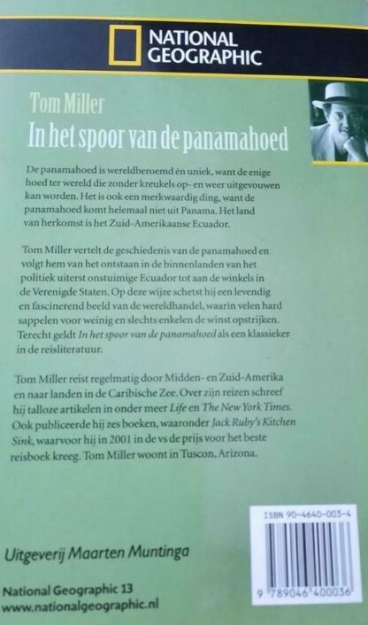 In Het Spoor Van De Panamahoed - Tom Miller