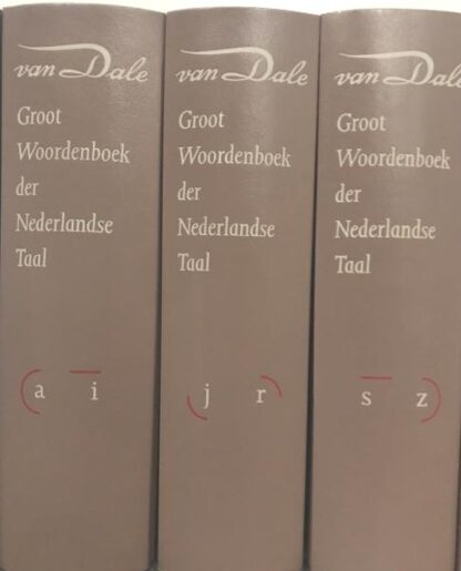 Groot Woordenboek der Nederlandse Taal (Dikke Van Dale) in drie delen