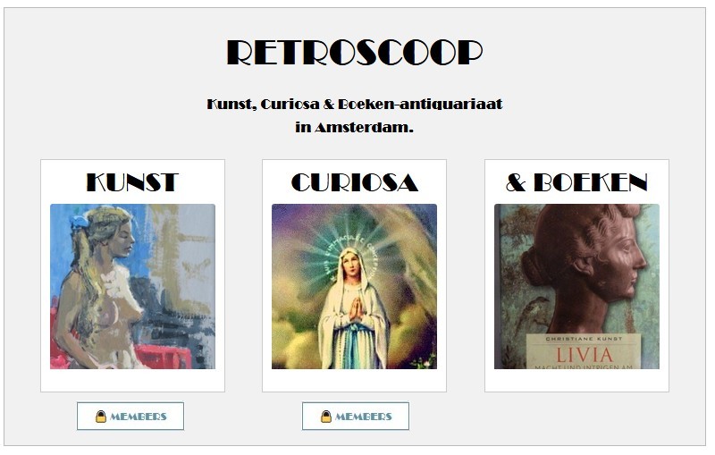 RetroScoop KUNST - CURIOSA & BOEKEN