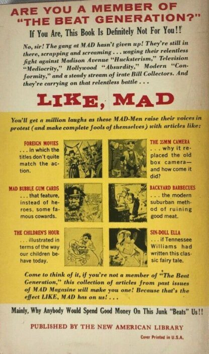 Like, MAD [1st Printing 1960] - William M. Gaines